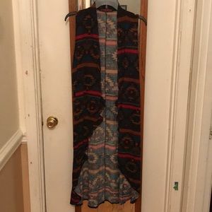 Long vest XL